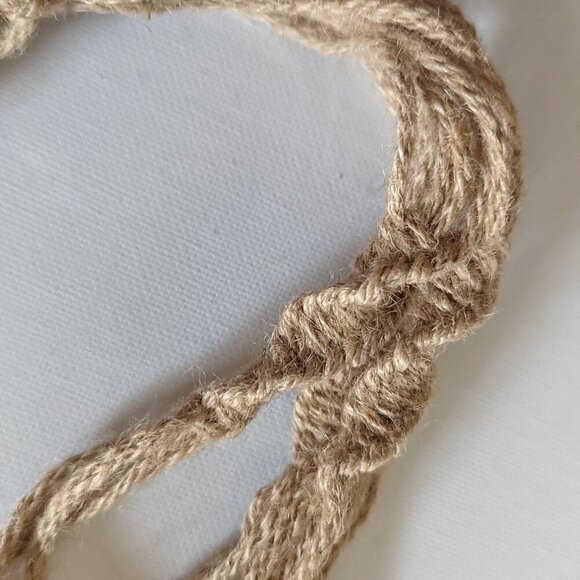 NWT Macrame Plant Hanger Retro 1970s Hippie Rustic Summer Home Decor Ashland NEW - Picture 5 of 11